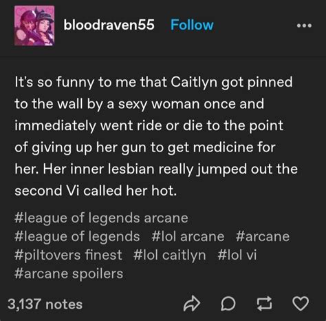 Caitlyn And Vi Hilarious Arcane Meme