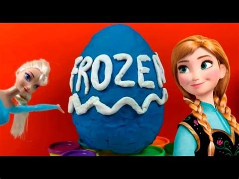 Frozen y el Huevo sorpresa gigante con juguetes en español YouTube