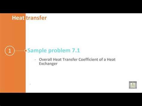 Heat Transfer Tutorials Overall Heat Transfer Coefficient Of A