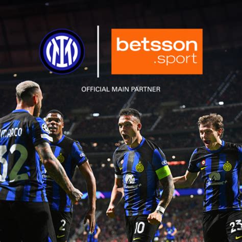 Betsson Sport Becomes The New Front Jersey Partner Of Inter Betsson Group