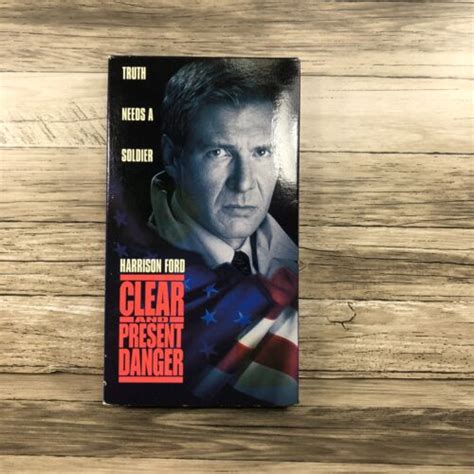 Clear And Present Danger Vhs Harrison Ford Ebay