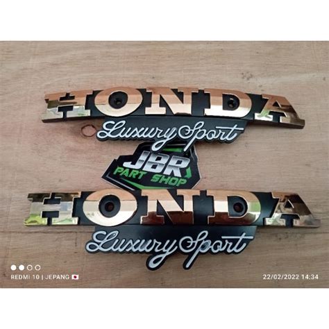 Emblem Tanki Honda Gl Pro Max Logo Tangki Honda Luxury Lazada Indonesia