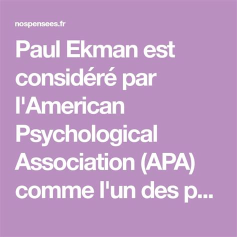 Les Microexpressions selon Paul Ekman | Inbox screenshot