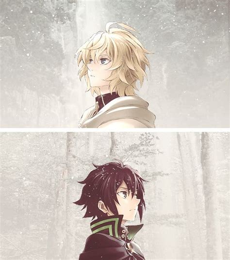 Mikaela Hyakuya y Yūichirō Hyakuya Owari no Seraph Sobrenatural