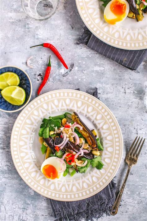 Crunchy Thai Eggplant Salad Grits And Chopsticks