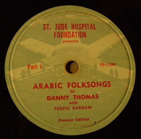 Danny Thomas Arabic Folksongs By Danny Thomas With Toufic Barham St