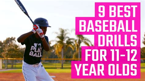 9 Best Baseball Drills For 11 12 Year Olds Fun Youth Baseball Drills