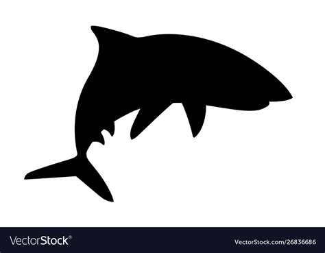 Shark Cartoon Black And White