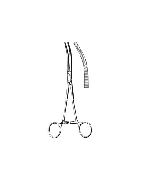 PINZA EMOSTATICA KOCHER CURVA 14 CM