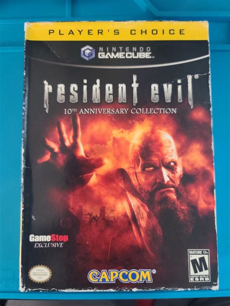 Resident Evil 10th Anniversary Collection Item Box And Manual