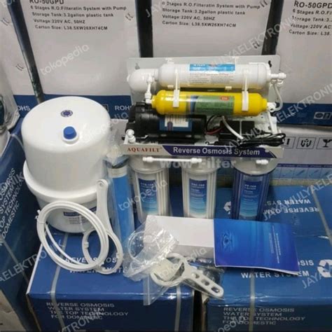 Jual Mesin Ro Gpd Step Mesin Reverse Osmosis Step Lengkap Set