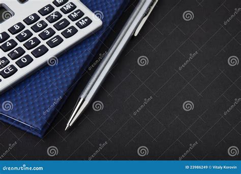 Paper And Pencils On The Table Stock Image Image Of Paper Empty