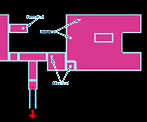 Super Metroid Crateria Map