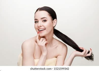 Portrait Model Natural Nude Make Bare Stock Photo Shutterstock