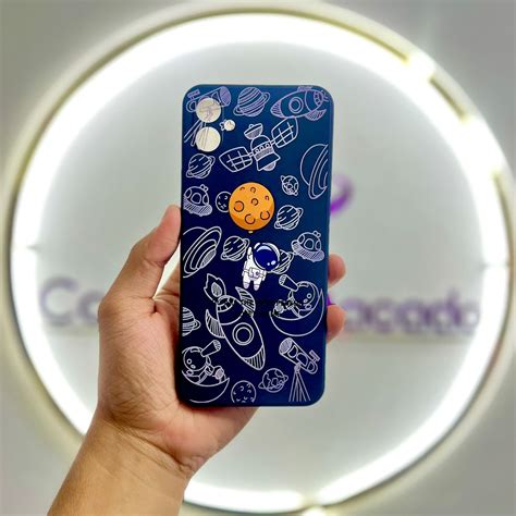 Capa Para Celular Silicone Astronauta Telescópio Estampas Sortidas