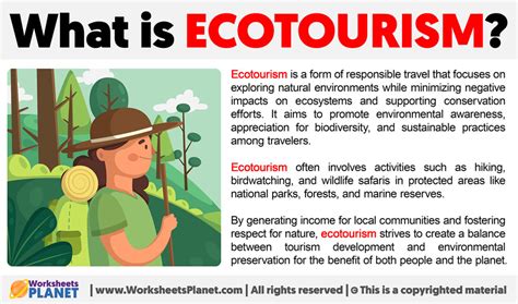 What Is Ecotourism Definition Of Ecotourism