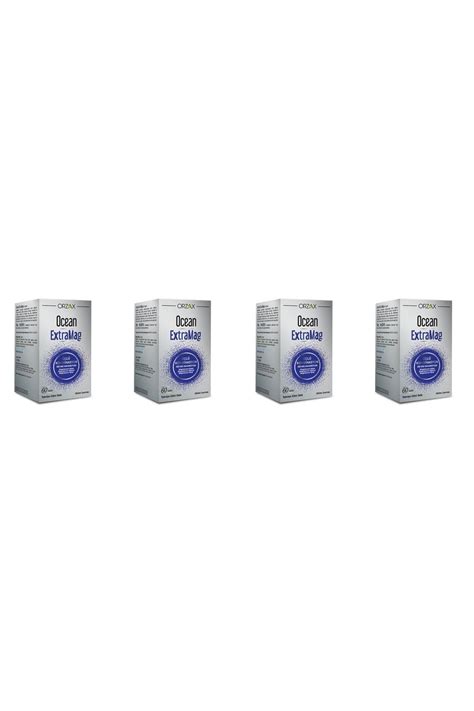 Ocean Extramag 200 Mg Magnezyum 60 Tablet 4'lü Paket