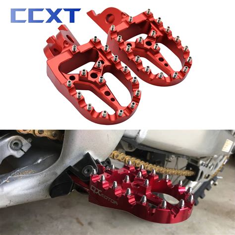 Cnc Foot Pegs Rests Pedals Footpegs For Honda Crf R Crf R Crf X