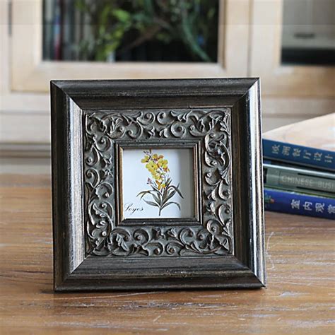 Creative 3 inch Mini Photo Frame Retro Decorations For Desktop Family ...