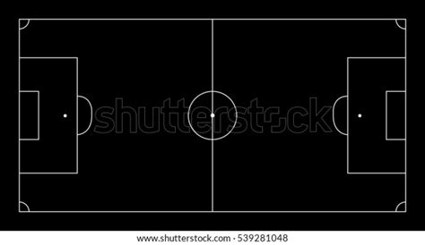 Football Pitch Layout Stock Illustration 539281048 | Shutterstock