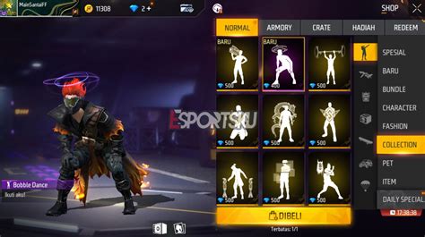 Cara Dapatkan Emote Bobble Dance Free Fire Ff Esportsku