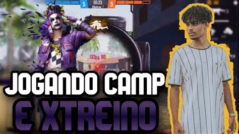 FREE FIRE AO VIVO JOGANDO 4V4 APOSTADO CAMP E XTREINOLIVE ON FREE