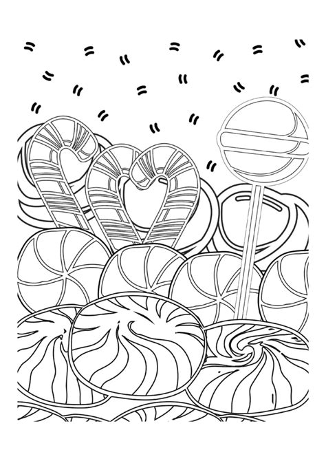 Sweet Candy Coloring Pages I Fun For Kids And Adults