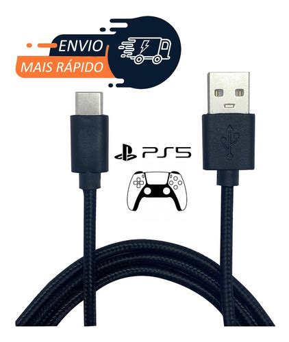 Cabo Usb Carregador Controle Playstation 5 Ps5 2 Metros Tip MercadoLivre