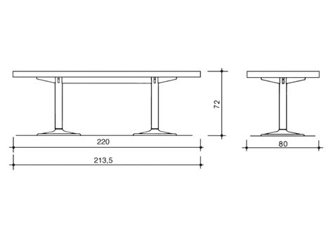 Table Pieds Corolle Plateau Bois Cassina Milia Shop