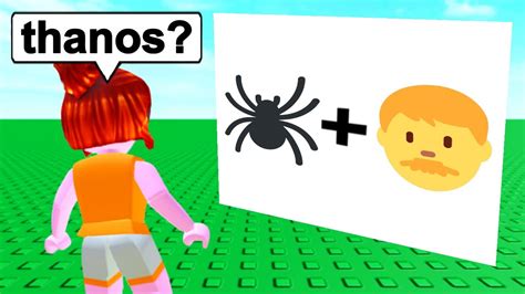 Roblox Guess The Emoji Youtube