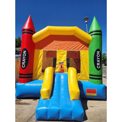 Crayon Bounce House Phatty Mattys Rentals