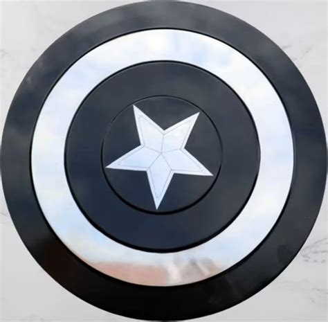 Black Captain America Shield Black Panther Sheild the Avengers Movie ...