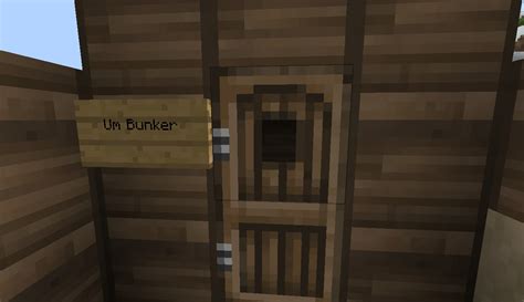 Small Bunker Door Minecraft