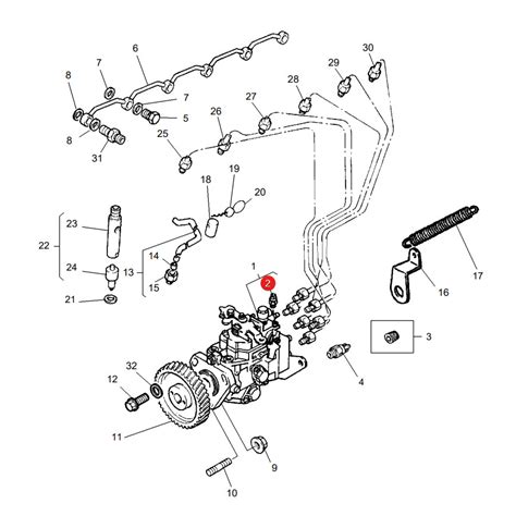 Elektrozawór pompy wtryskowej Massey Ferguson 1896464M1 Zamiennik