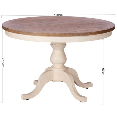 Table Manger Ronde Blanche D Cm Bristol Tables Manger Pier