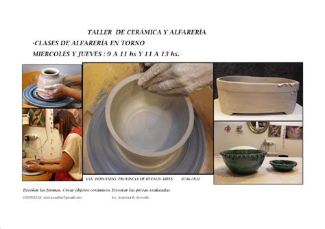 Ceramica Azucena Acevedo CLASES DE CERÁMICA Y ALFARERÍA EN TORNO EN