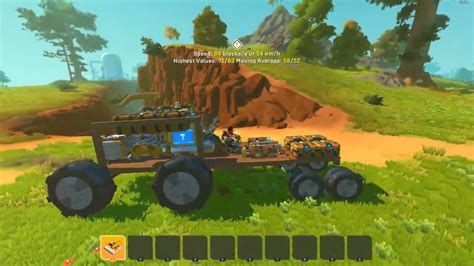 Scrap Mechanic Piston Engine Powered Nomad Vehicle Test YouTube