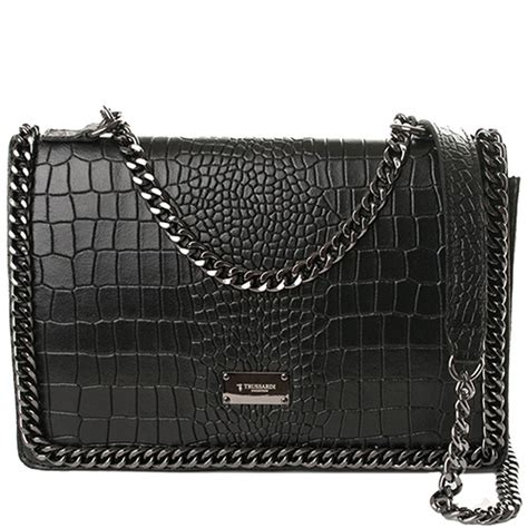 Женская сумка Trussardi с декором-цепью 100142 купить в Киеве, Украине ...