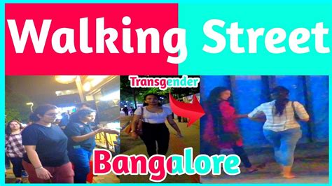 First Walking Street Of India Nightlife Of Bangalore Church Street