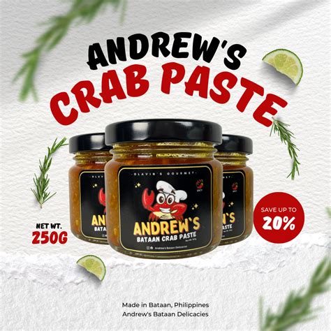 Andrew S Bataan Crab Paste Pure Crab Paste Aligue Lazada PH