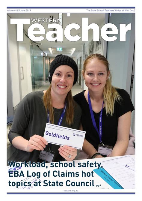 Western Teacher Volume 485 June 2019 By Sstuwa Issuu