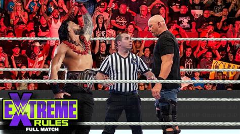 FULL MATCH Roman Reigns Vs Stone Cold Steve Austin WWE Extreme