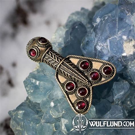 Merovingian Bronze And Garnet Cicada Brooch Th Century Kost M