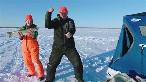 Raw Bakers Narrows Ice Fishing Adventure Youtube