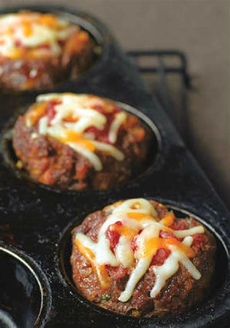 Marvelous Mexican Style Fiesta Mini Meatloaves Recipe Recipes Kraft