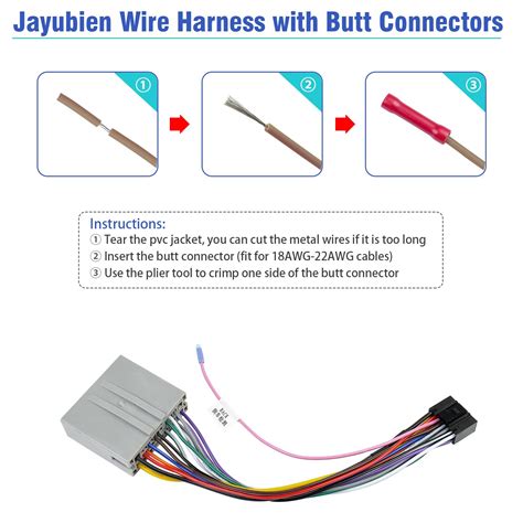 Jayubien Adaptador De Arn S De Cableado De Radio Est Reo Compatible Con