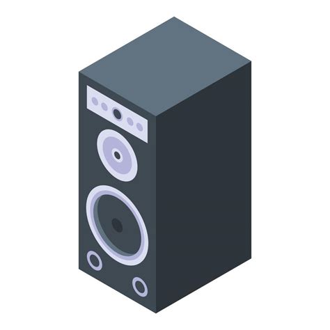 Sound Speaker Icon Isometric Style 15914719 Vector Art At Vecteezy