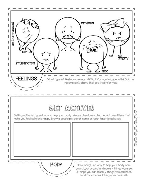 Printable Coping Skills Handouts