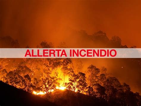 ALLERTA DI PROTEZIONE CIVILE N 15 2022 Del 31 01 2022 ROSSA INCENDI