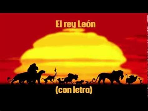 Lo que realmente dice el inicio de la canción del Rey León YouTube